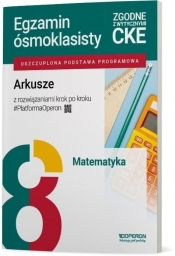 Egzamin ósmoklasisty SP 8 Matematyka Arkusze - Beata Dotka