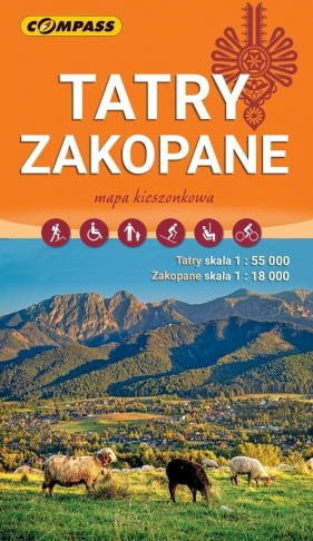 Mapa kieszonkowa - Tatry, Zakopane - Opracowanie zbiorowe
