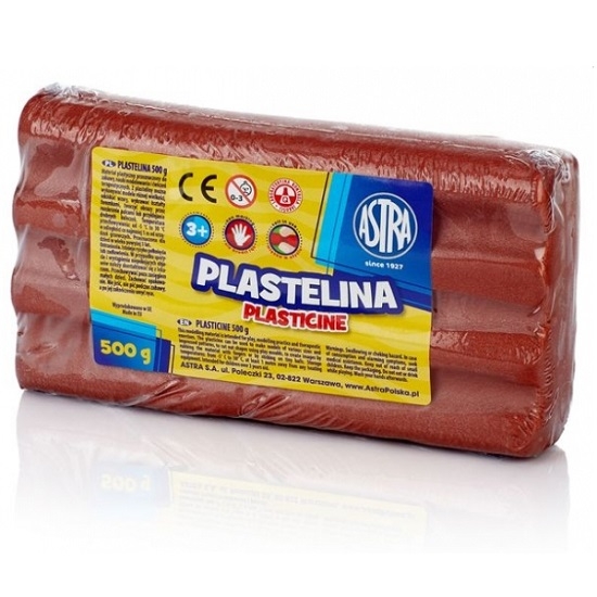 Plastelina metaliczna Astra, 500g - miedziana (303117016)