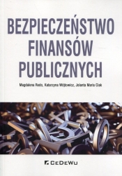 Bezpieczeństwo finansów publicznych - Jolanta Maria Ciak, Magdalena Redo, Katarzyna Wójtowicz