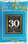 Karnet Urodziny 30 męskie + naklejka 2K - 008