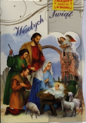 Karnet świąteczny BN A5 z płytą religia i świecka Panorama MIX