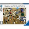  Ravensburger, Puzzle 1000: Miró, Karnawał Harlequinów (17178)