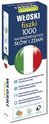 Włoski fiszki 1000 najważniejszych słów i zdań + CD-ROM - Opracowanie zbiorowe