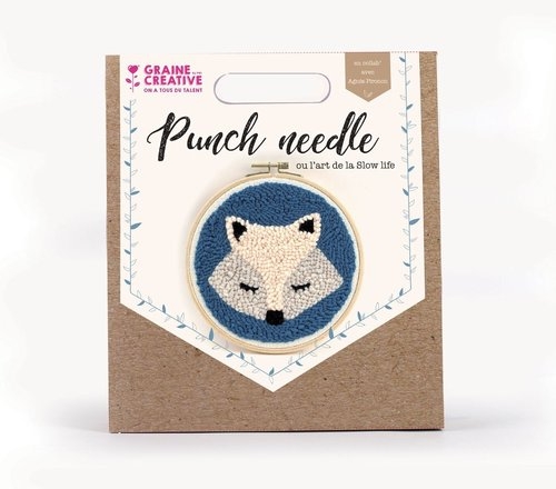 Zestaw Punch Needle Lisek D: 20 Cm Graine Creative