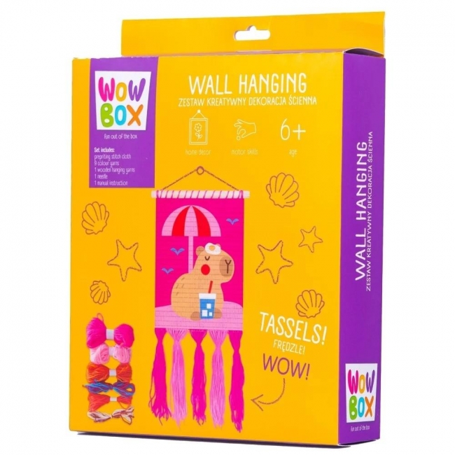 <img src='https://webimage.pl/pics/781/2/d5908273002781.jpg' style='height:440px' /> Wow Box Zestaw makrama Kapibara na plaży