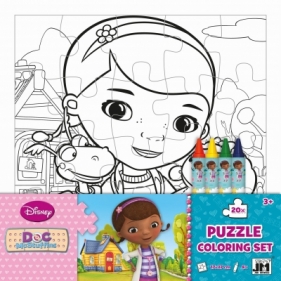 KLINIKA DLA PLUSZAKÓW PUZZLE DO KOLOROWANIA