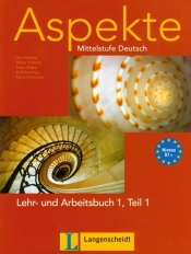 Aspekte 1 B1+ Lehr und Arbeitsbuch Teil 1 z płytą CD - <br />