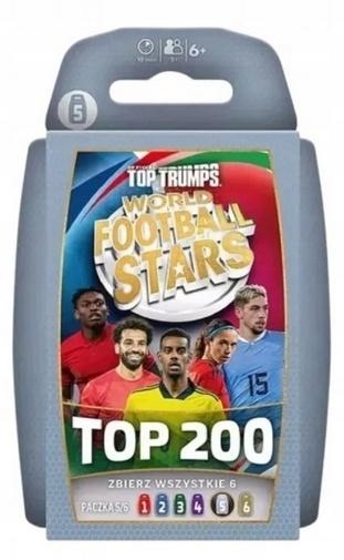 <img src='https://webimage.pl/pics/781/4/d5036905064781.jpg' style='height:440px' /> Top Trumps World Football StarsTOP 200 - 5