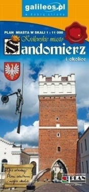 Mapa - Sandomierz i okolice 1:11 000