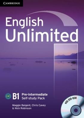 English Unlimited Pre-intermediate Self-study Pack Workbook + DVD - Maggie Baigent, Chris Cavey, Nick Robinson