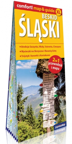 Beskid Śląski 2w1 przewodnik i mapa - Opracowanie zbiorowe