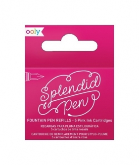 Naboje uzupełniające Ooly Splendid Pen różowe 5 sztuk