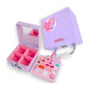 Create It! Kuferek fioletowy do makijażu