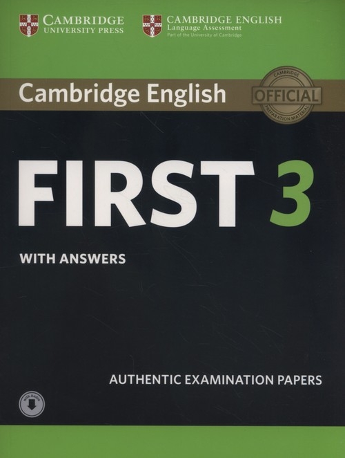 Cambridge English First 3 Student's Book with Answers with Audio