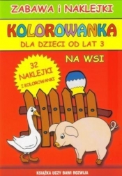 Kolorowanka dla dzieci od lat 3. Na wsi - Beata Guzowska