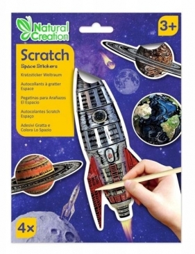 Naklejki do wydrapywania - Kosmos (CH232078)