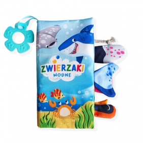 Zwierzaki wodne. Książeczka sensoryczna - Monika Ślizowska