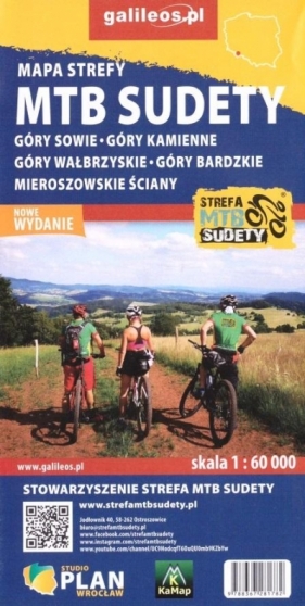Mapa - MTB Sudety 1:60 000 - Opracowanie zbiorowe
