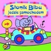 Słonik Bibu jedzie samochodem