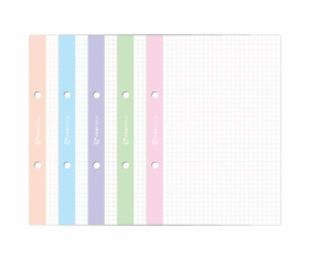 Wkład do segregatora A5/50K kratka kol. m (10szt)