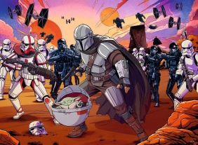 Ravensburger, Puzzle XXL 200: Mandalorian (13278)