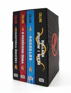 Pakiet: Igrzyska śmierci. Tom 1-4 - Suzanne Collins