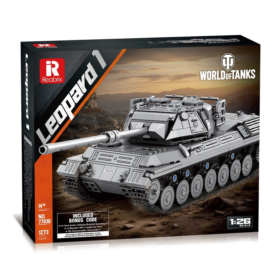 Reobrix, Klocki Leopard 1 World of Tanks, 1273 elementów