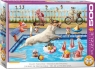  Puzzle 500 Crazy pool day by Lucia Heffer 6500-58789+