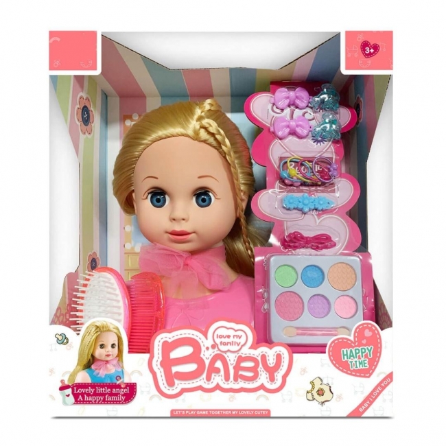 Głowa do czesania z akcesoriami