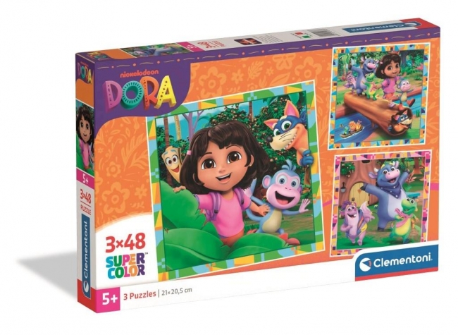 <img src='https://webimage.pl/pics/783/0/d8005125250783.jpg' style='height:440px' /> Puzzle 3x48 Super Kolor Dora