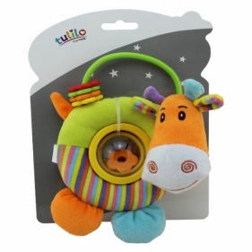 Grzechotka z dodatkami New Baby - Żyrafa (4836a)