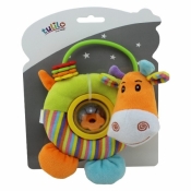 Grzechotka z dodatkami New Baby - Żyrafa (4836a)