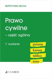 Prawo cywilne - część ogólna. Pytania, Kazusy, Tablice, Testy