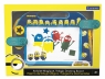 Wielokolorowa tablica magnetyczna Minionki z akcesoriami A5 CRDES550 3+