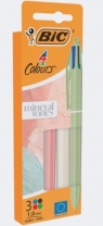 Długopis Mineral Tones mix 1mm 3szt BIC