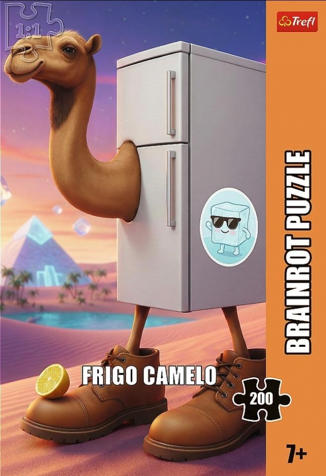<img src='https://webimage.pl/pics/783/3/d5900511133783.jpg' style='height:440px' /> Puzzle 200 BrainRots Frigo Camelo TREFL