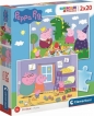 Clementoni, Puzzle SuperColor 2x20: Świnka Peppa (24778)