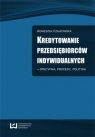 Kredytowanie przedsiębiorców indywidualnych specyfika, procesy, polityka Czajkowska Agnieszka