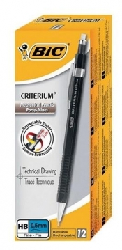 Ołówek automatyczny Criterium HB 0,5mm (12szt) BIC