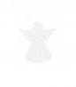Ozdoby drewniane aniołek biały 15szt FIORELLO