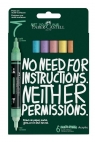Markery akrylowe MultimarkPastel 6kol FABER CASTEL