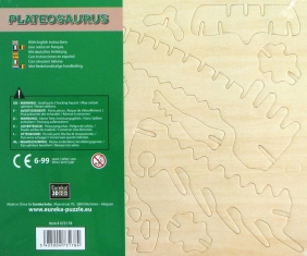 Łamigłówka drewniana Gepetto - Plateozaur (106151)