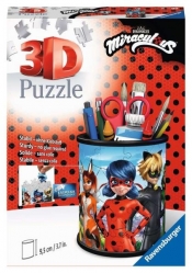 Ravensburger, Puzzle 3D 54: Przybornik Miraculous (11278)