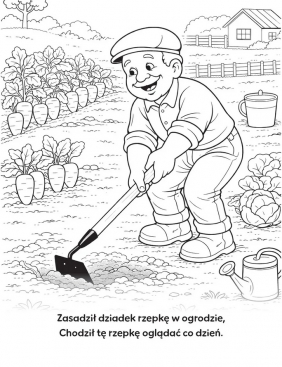 Maluj i czytaj. Wiersze dla smyka. Rzepka - Julian Tuwim