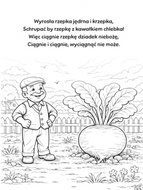 Maluj i czytaj. Wiersze dla smyka. Rzepka - Julian Tuwim