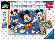 Ravensburger, Puzzle dla dzieci 2x24: Myszka Miki (5578)
