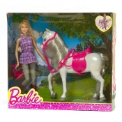 BARBIE Lalka z koniem (DHB68)