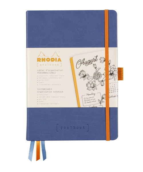 Notes Rhodia -  Rhodiarama Goalbook sapphire  A5 - kropki - Hardcover