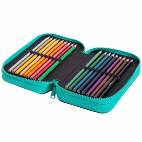 Coolpack - Jumper 3 - Piórnik potrójny z wyposażeniem - Puppy Love (C67253)